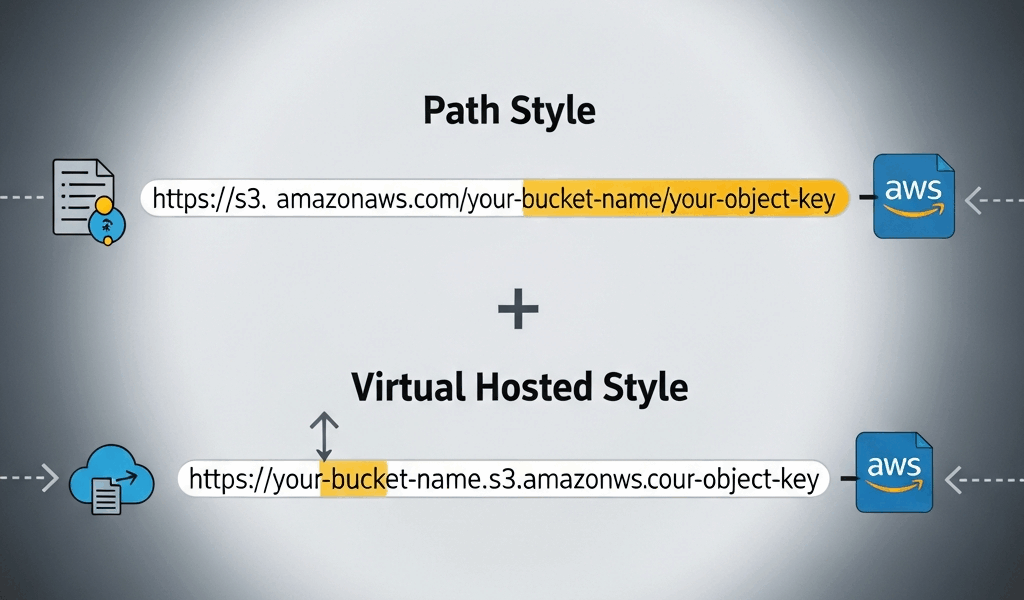 Professional photograph related to: AWS S3 URL Formats Explained — Path Style vs Virtual Hosted Styl